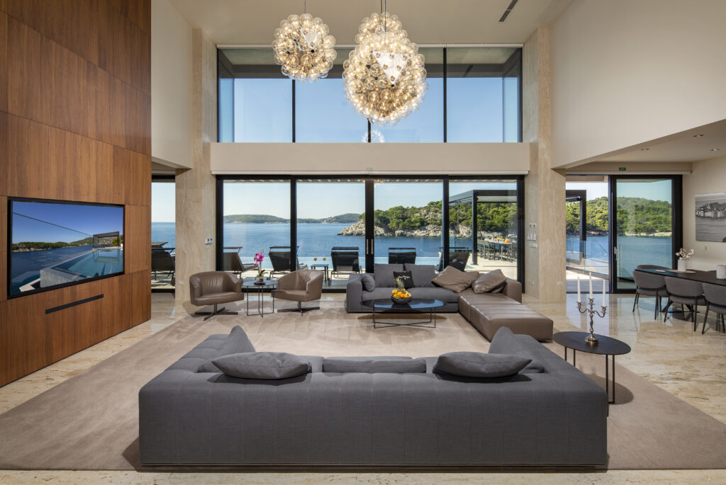 Living room kitchen library (1)