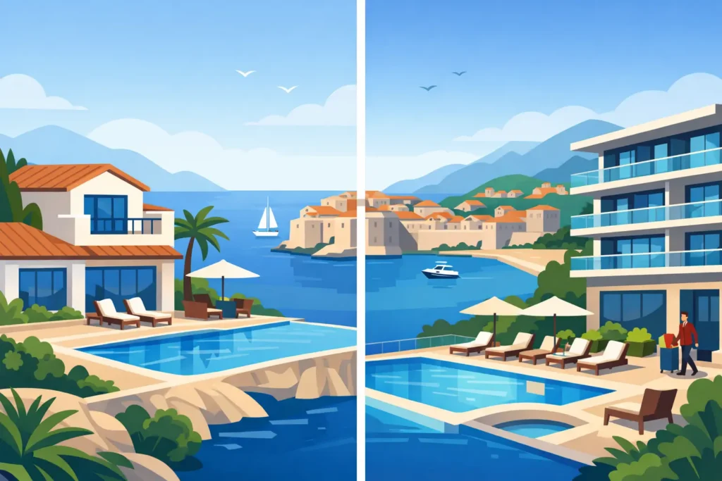 Villa vs Hotel Dubrovnik: What Fits Best?